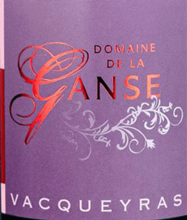 [12P] P12 Vacqueyras 2024, Domaine de la Ganse BIO  - per 12 à € 20,5