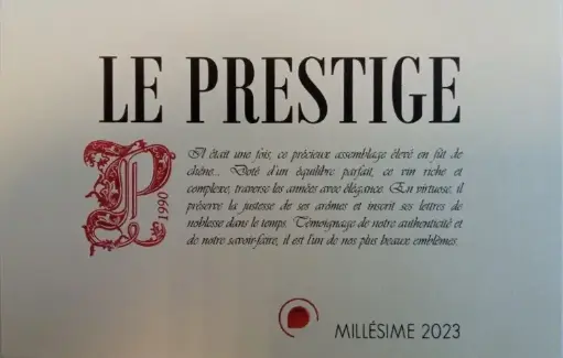 [29P] P29 Le Prestige 2023, Les Collines du Bourdic - per 12 à € 11
