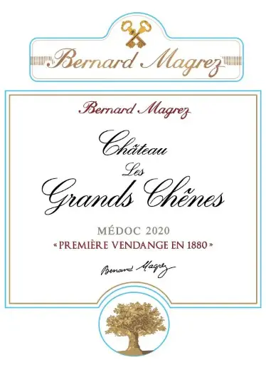 [37P] P37 Château Les Grands Chênes 2020, Médoc - per 12 à € 19